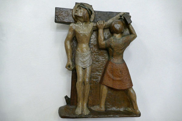 11. Station: Jesus wird ans Kreuz genagelt  